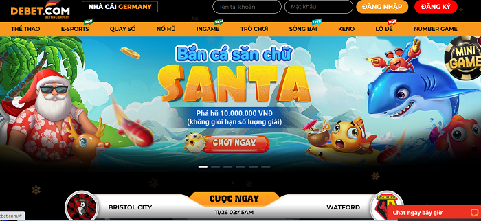 Debet-Thiên đường cá cược đẳng cấp Châu Âu