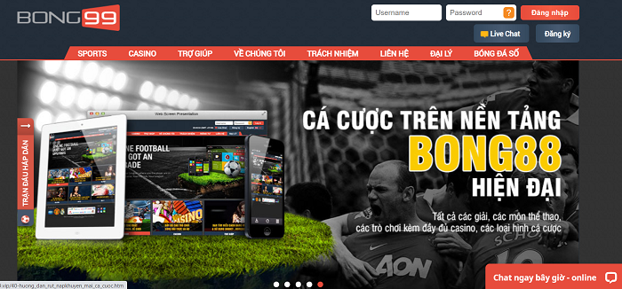 Đầy đủ các loại hình cá cược online