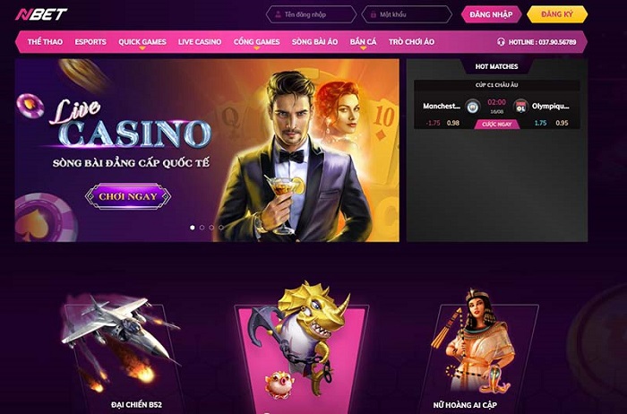 Sòng bài đẳng cấp quốc tế của Nbet