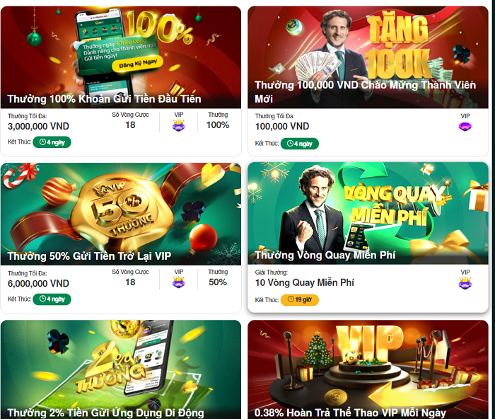 Vô số khuyến mãi khủng dành cho khách hàng