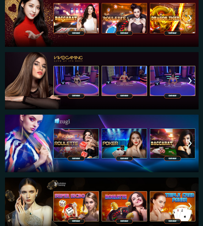 Các cô đào xinh đẹp của sòng bài Lucky88