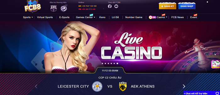 Giao diện nhà cái Fcb8