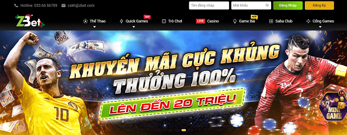 Zbet | Khuyến mãi hấp dẫn trên Zbet