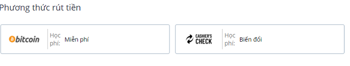 Rút tiền an toàn và nhanh chóng