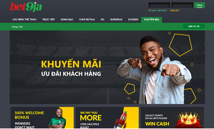 Khuyến mãi của Bet9ja