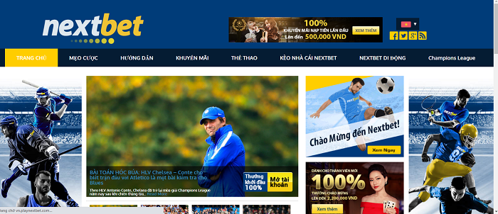 Trang thể thao trực tuyến - Nextbet