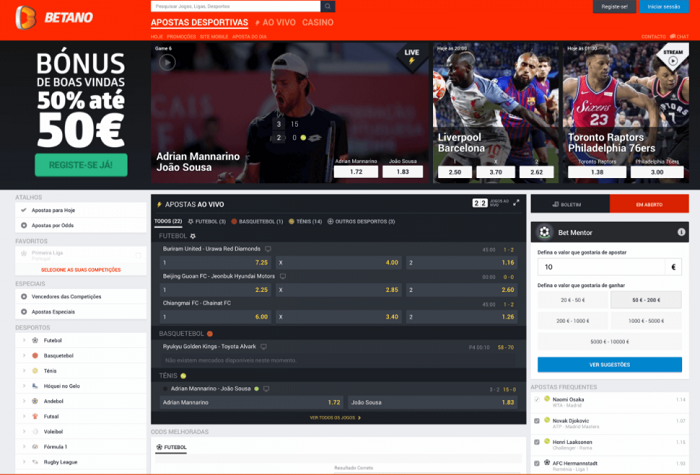 Tiền thưởng Betano