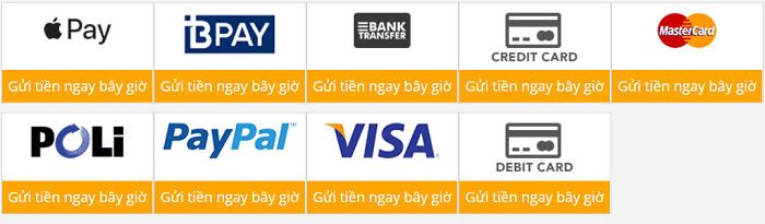 Các phương thức thanh toán