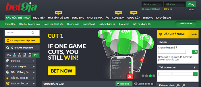 Trải nghiệm trên thiết bị di động với Bet9ja