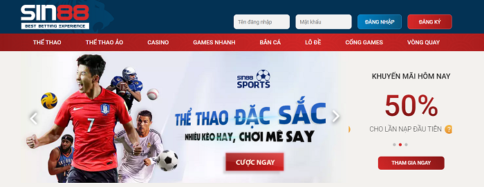 Hướng dẫn đăng ký tài khoản Sin88