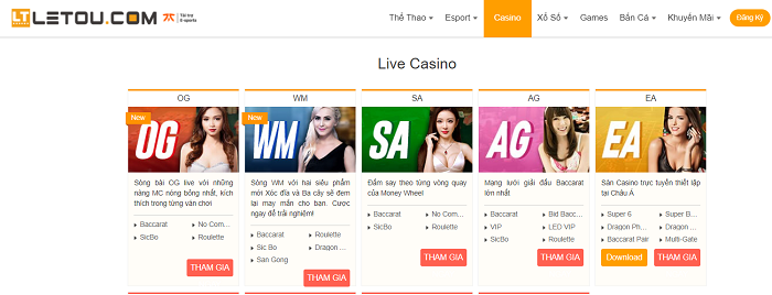 Sòng bạc trên Letou