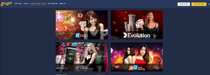 Kho trò chơi đa dạng, đầy màu sắc