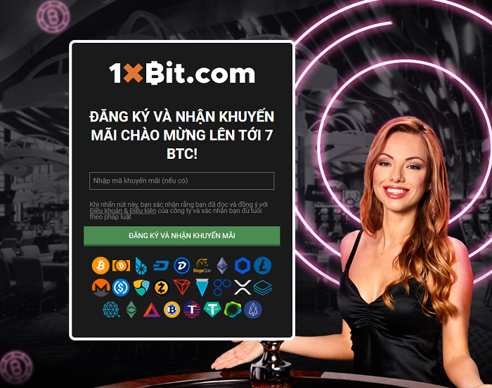 Đăng ký tài khoản 1xBit