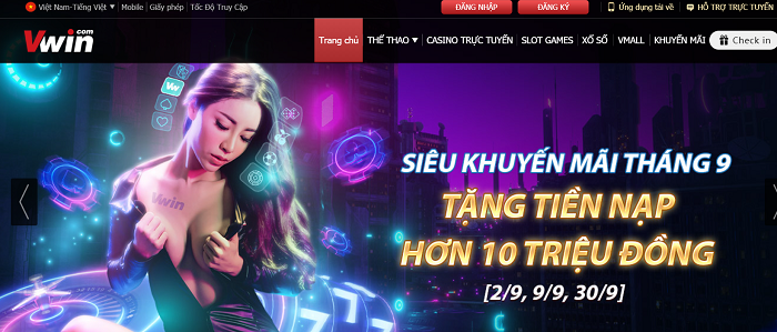 Nạp tiền vào Vwin để hưởng các ưu đãi khủng