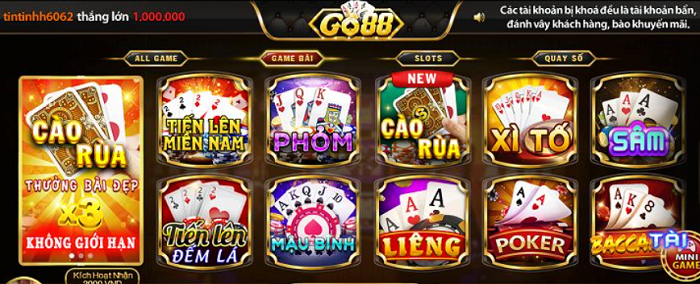 Giao diện trò chơi đẹp mắt