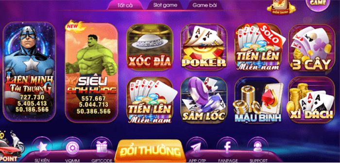 Kho trò chơi của RanVip