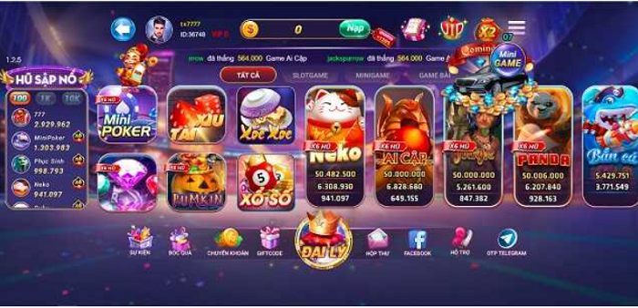 Thư viện game của SapNo Win