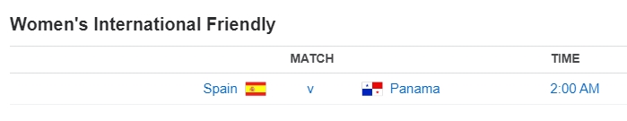 Women's International Friendly