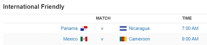 International Friendly