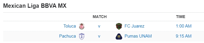Mexican Liga BBVA MX