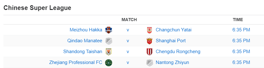 Chinese Super League