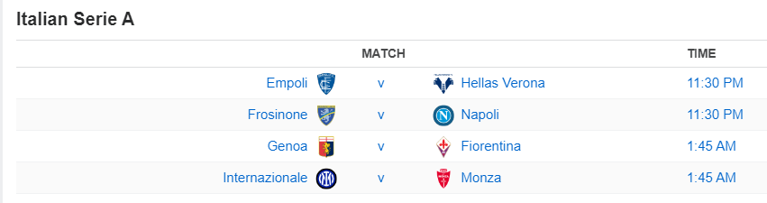 Italian Serie A