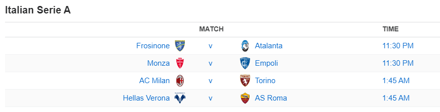 Italian Serie A