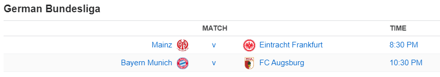 German Bundesliga