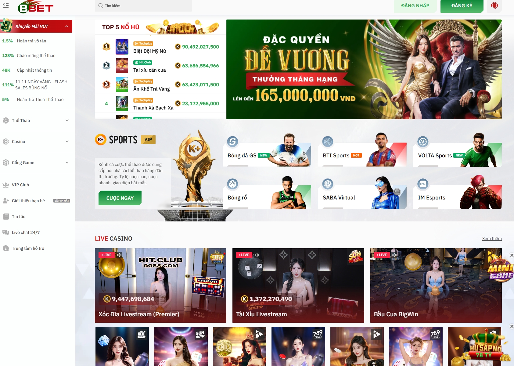 Bbet – Nhà cái được đánh giá cao nhất thị trường Việt Nam năm nay