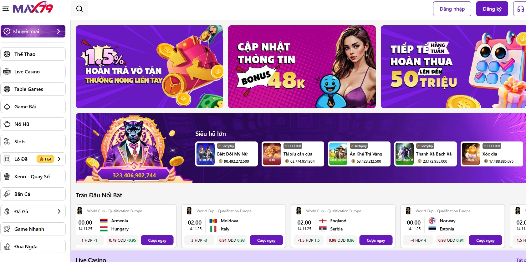 Max79 – Nhà cái siêu uy tín của năm 2025